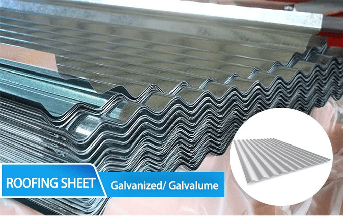 0.18mm Stärke-galvanisierte gewölbtes Metalldeckungs-Messgerät Stahlblech in Zimbabwee 0