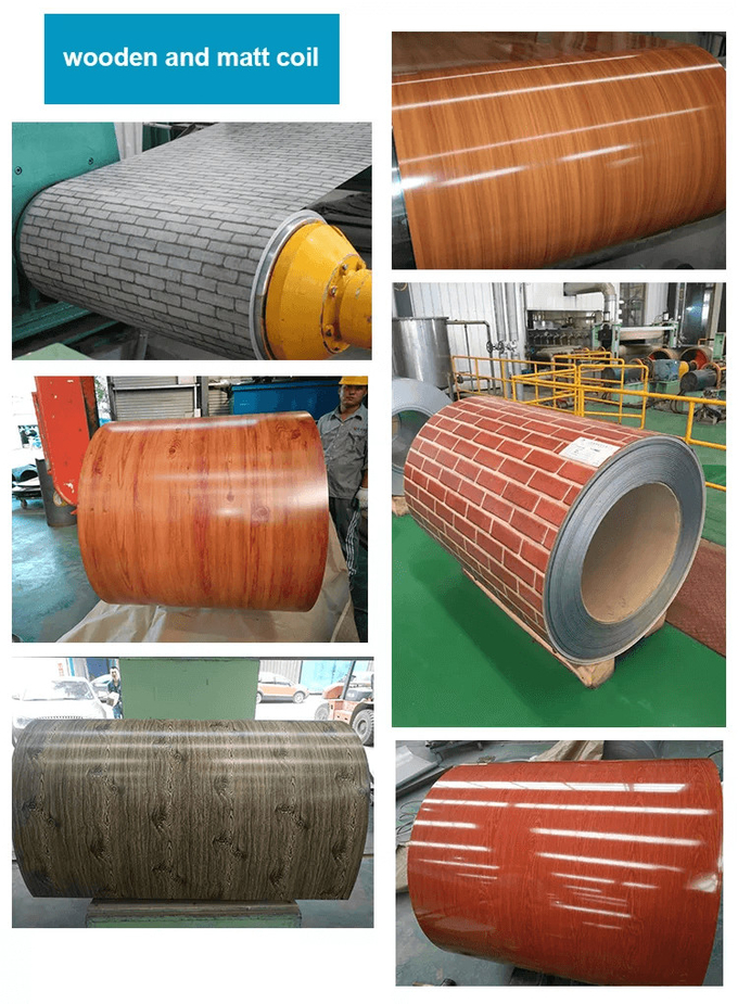 Vor gemalte galvanisierte Stahlspule 600 - 1250MM Korrosionsbeständigkeits-Eigentum 3