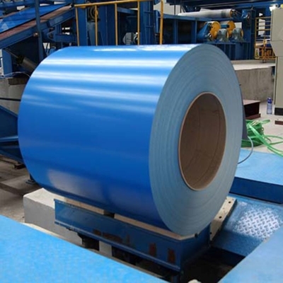 blaue heißes Bad-galvanisierte Stahlspule 0.11-2.5mm PPGI Spule Mattcolor