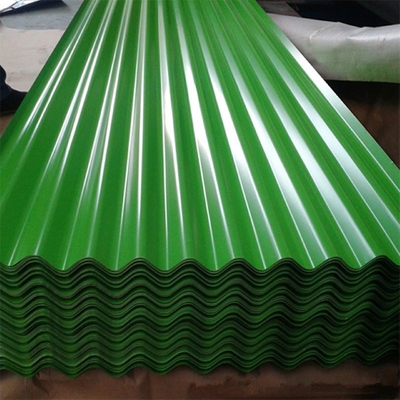 PET 30-275g/M2 Grün-Metalldach täfelt RAL 9012 färbte gewölbte Blechtafeln