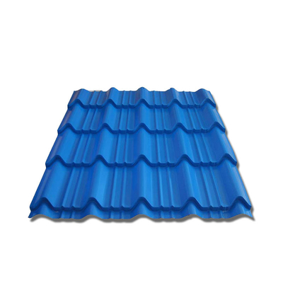 Blaue 0.6m Farbe beschichtete die Überdachung Farbumhüllten Blechen von des Blatt-DX52D Ppgi