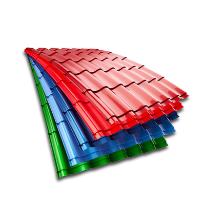 508mm 610mm Farberunzelte überzogenes Gi-Blatt 0.2mm Stahlprofil