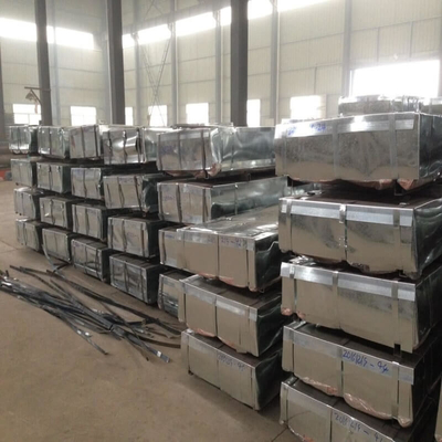0.11-2.5mm gewölbte Galv Blätter PPGI ISO9001 galvanisierten Dach-Platten