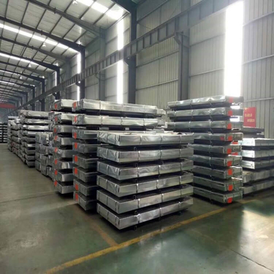 Q195 galvanisierte das Blech, das 1250mm überdacht, galvanisierte gewölbte Platten