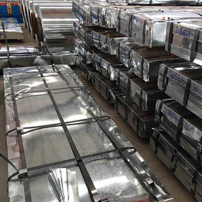 600-1100mm galvanisiertes Überdachungsmessgerät des blatt-AISI 14 runzelte Stahlplatten Kraftpapier