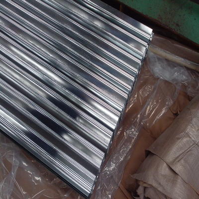 610mm galvanisierte Messgerät-gewölbte Metallplatten des Wellblech-SGCC 18