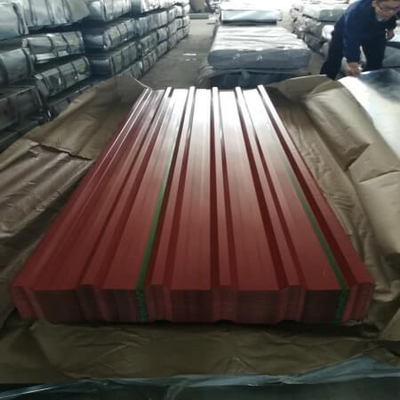 Blaue Blechtafel PPGI SGHC runzelte Metalldachziegel