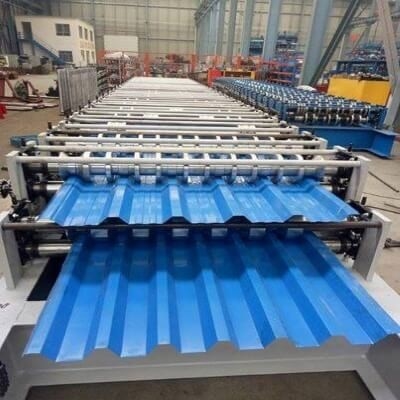Blaue Blechtafel PPGI SGHC runzelte Metalldachziegel