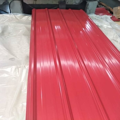 Farbe 30-275g/M2 beschichtete die Überdachung des weißen gewölbten Metalldachs des Blatt-600-1100mm