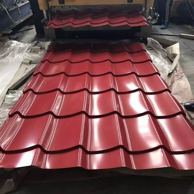 Rotes vor gemaltes Eisen ISO 9001 bedeckt 610mm färbte gewölbte Deckung