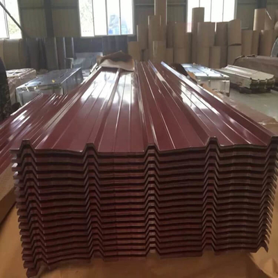 Rote DX51D färben überzogenes Tin Sheet, JIS-, dasfarbe Galvalume für Bau beschichtete