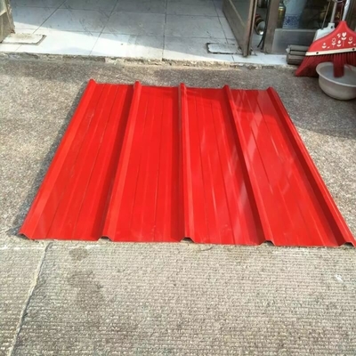 Farbe Z275-Z600 beschichtete die Überdachung von Blatt 0,3--1.0mm rote gewölbte Dach-Platten