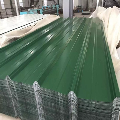 Farbe 30-275g/M2 beschichtete die Überdachung des weißen gewölbten Metalldachs des Blatt-600-1100mm