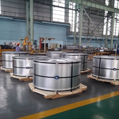 GI SPCC ISO9001 Stahlspulen-508mm galvanisierte Stahlspule für die Überdachung des Blattes