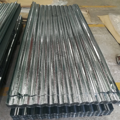ISO9001 runzelte Metalldach-Blätter galvanisierte 508mm der 12 Messgerät-gewölbte Stahl