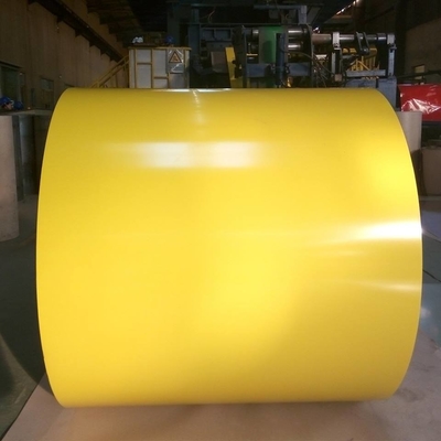 Gelbe 610mm vorgestrichene Stahlspule SGCC strich galvanisierte Stahlspule Ppgi vor