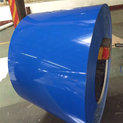 Beschichtung Haupt-PPGI PPGL Brasilien Ral9003 PET ASTM A792 Dx51d strich Galvalume-Stahlspule mit Film vor