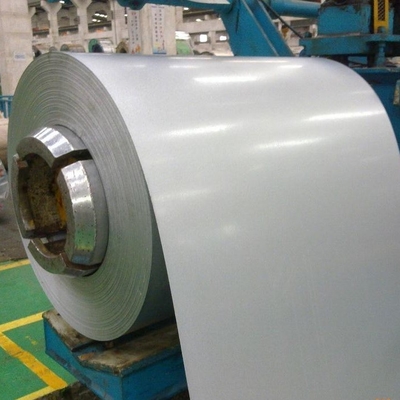 Beschichtung Haupt-PPGI PPGL Brasilien Ral9003 PET ASTM A792 Dx51d strich Galvalume-Stahlspule mit Film vor