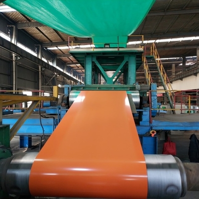 Orange PPGI-Spule 30-275g/M2 strich Farbe beschichtete Stahlrolle für Deckung vor